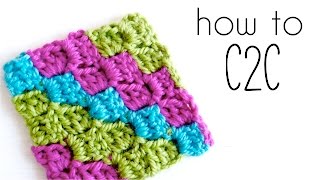 How to crochet C2C  Corner to Corner crochet tutorial ♥ CROCHET LOVERS [upl. by Daniels]