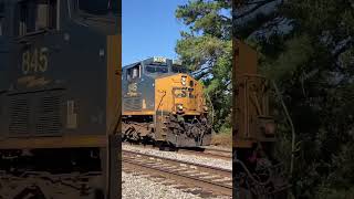 CSX IO31 Clears Doswell While Being Called on the Dispatch and a Shave and Haircut [upl. by Sabec]