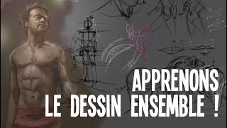 Apprenons le dessin ensemble  GUEST Jeremy Mariez [upl. by Razaele34]