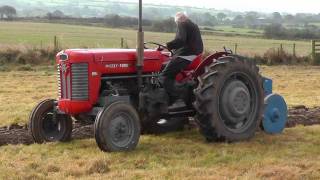 Newport Ploughing Match 4  Vintage Tractors at Work [upl. by Gally797]