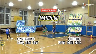 NYK Rokstars vs Allied Shinobi Forces  TimeOut Basketball League  Winter 24 [upl. by Daugherty]