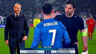 The Day Cristiano Ronaldo Showed Zidane and Buffon Who Is The Boss [upl. by Anirrehs]