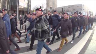 350 jaar Korps Mariniers Rotterdam defilé Coolsingel [upl. by Llehcar35]