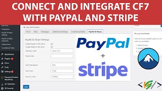 Connect Contact Form 7 with PayPal and Stripe  Integration To Accept Payments After CF7 Submission [upl. by Artemla595]