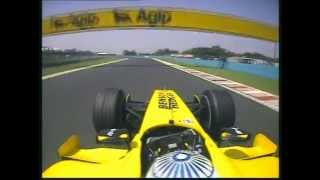 F1 Narain Karthikeyan Onboard Qualifying Lap Hungary 2005 [upl. by Jens309]