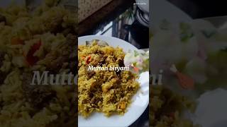 Mutton kurma biryani 🍗 food  Ingredients are mentioned in the description 👇 [upl. by Ruenhs510]