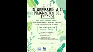 CURSO Introducción a la pragmática del español [upl. by Eniotna437]