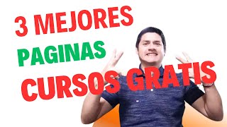 🎓 ¡3 Páginas Increíbles para Cursos GRATIS con Certificado 🚀 [upl. by Aneetsyrk]