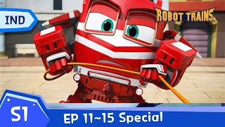 Robot Trains  EP11EP15 60min  SPECIAL FULL EDISODE COMPLIATION  Bahasa Indonesia [upl. by Eirallam]