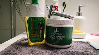 Pinaud Clubman Shaving Cream Review [upl. by Lrak]