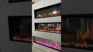 Litedeer homes electric fireplace new showroom at Canada [upl. by Darcie]