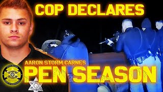 Yellow coward Cop declares open season Deputy Aaron Storm Carnes GORDON COUNTY SHERIFFS OFFICE 13 [upl. by Nnaeed77]