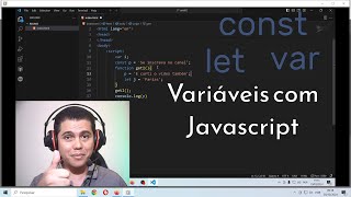 Variáveis com javascript [upl. by Nylzaj]