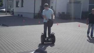 Katharina und Patrick auf dem Segway in Thurnau  Kulmbach [upl. by Bakki]