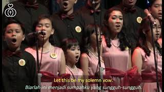 Sekati 1  quotLet There Peace On Earthquot  Sang by Children amp Youth Choirs ME Distrik IV Surabaya 2016 [upl. by Atiuqehs]