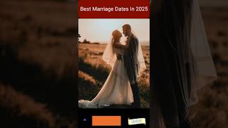 2025 சுப முகூர்த்த நாட்கள்  2025 Muhurtham Dates Marriage Muhurtha Naal 2025 shorts viralvideo [upl. by Arola]