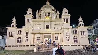 Barrackpore chiriamore Hindi school maidaan Durga Puja 2024 [upl. by Tram]