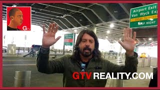 Dave Grohl calls autograph seekers greedy ssholes at the airport on GTV Reality [upl. by Ahsataj]