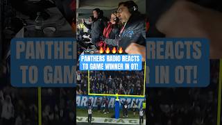 Panthers Radio Reacts to Eddy Pineiros Game Winner in Munich [upl. by Neelsaj]