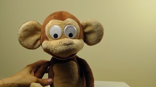 Funny Laughing Plush Monkey Toy [upl. by Aridatha]