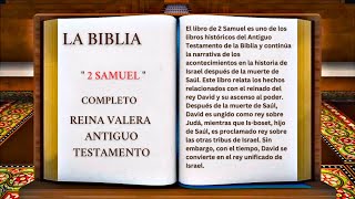 ORIGINAL LA BIBLIA SEGUNDO LIBRO DE quot 2 SAMUEL quot COMPLETO REINA VALERA ANTIGUO TESTAMENTO [upl. by Euv749]