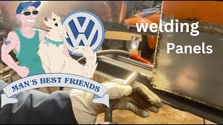 Welding in Panels rust repair [upl. by Ojeibbob]