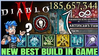 Diablo 4  New Best BILLION Damage Necromancer Minion Build  This Combo  GAME BREAKING  Guide [upl. by Pavlov]