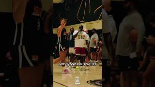 Jerzy Robinson is so tuff … 😤 basketball slam summer [upl. by Rramed]