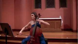 Domenico Gabrielli  Ricercar no 1 on Baroque Cello  Emily Davidson baroque cello [upl. by Errot]