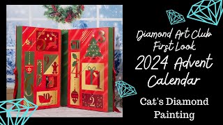 Unboxing The 2024 Diamond Art Club Advent Calendar  All The Spoilers  Sneak Peek  First Look [upl. by Nahem472]