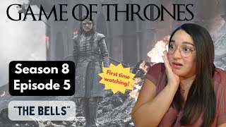 First Time Watching Game of Thrones 8x5 Reaction quotThe Bellsquot [upl. by Nodarb489]