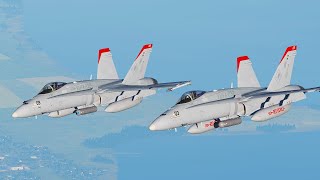 DCS World VMFA232 訓練飛行 [upl. by Annail]