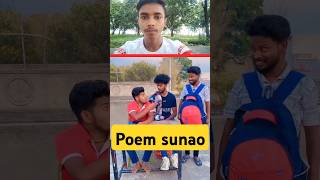 Beta sir ko poem sunao shots comedy funny youtubeshorts [upl. by Htor]