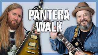 Pantera Walk Guitar Lesson  Tutorial feat JamieSlays [upl. by Nlyak]