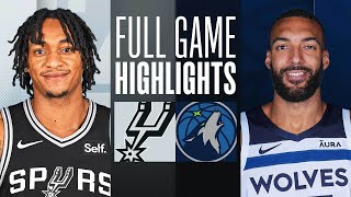 SPURS at TIMBERWOLVES  FULL GAME HIGHLIGHTS  December 6 2023 [upl. by Ameen392]