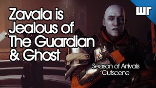 Zavala is Jealous of The Guardian amp Their Ghost Cutscene  Destiny 2 Season of Arrivals [upl. by Samira636]