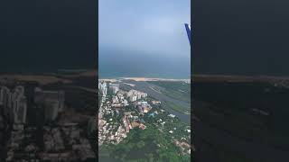 Aerial View from Flight University of Madras Guindy Campus and Anna University [upl. by Atrice]