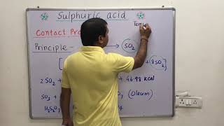 Contact Process  Manufacture of Sulphuric acid by Cotact Process [upl. by Kantor832]