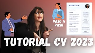 TUTORIAL CV 2023  Paso a Paso  Curriculum Perfecto🔝💯 [upl. by Corydon]