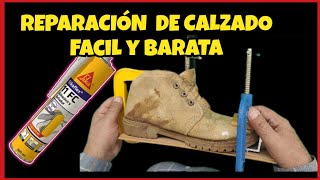 🧑‍🔧 CÓMO PEGAR UNA SUELA DE ZAPATO DESPEGADA 🧑‍🔧 [upl. by Gloriana131]