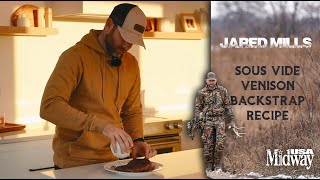 Sous Vide Venison Backstrap Recipe  Jared Mills [upl. by Nurat]