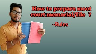 how to prepare moot court memorialmoot court file kese tyar krerules for preparing moot court file [upl. by Maier]