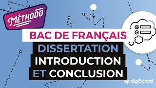 Dissertation français  Introduction et conclusion  Méthodologie  digiSchool [upl. by Ynez]