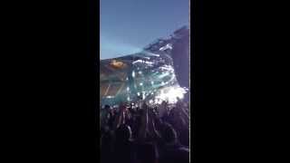 APERTURA CONCERTO VASCO ROSSI OLIMPICO ROMA  30 GIUGNO 2014 [upl. by Socem]