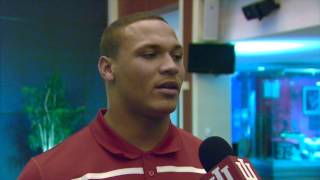 LB Marcus Oliver  Bowl Announcement Press Conference  12615 [upl. by Kerrie]