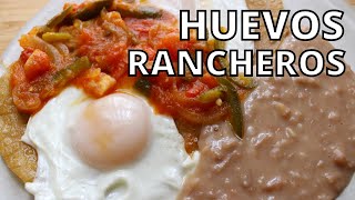 How To Make HUEVOS RANCHEROS  THE BEST Mexican Breakfast [upl. by Llenrrad]