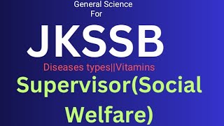 Communicable amp Non communicable Diseases JKSSB SUPERVISORS EXAM [upl. by Aicarg558]