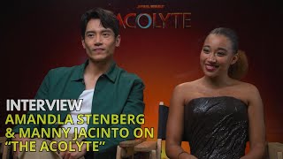 The Acolyte Interview Amandla Stenberg amp Manny Jacinto [upl. by Notluf]