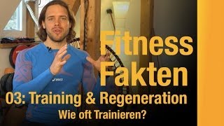 Training und Regeneration  wie oft trainieren fitundgudFitnessfakten [upl. by Mick645]