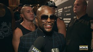 Floyd Mayweather on Conor McGregor I Know Hes Struggling to Make Weight  MMA Fighting [upl. by Lielos]